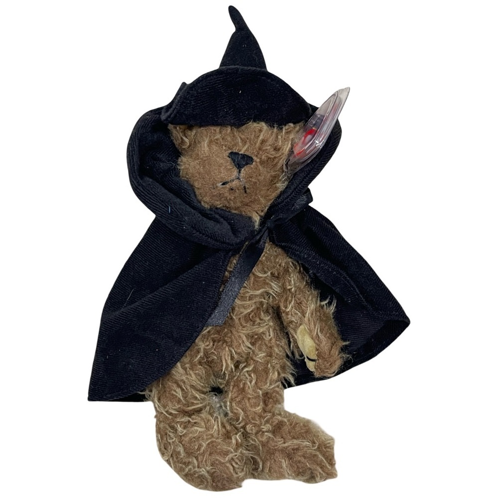 Ty Beanie Baby Esmerelda 1993 Attic Treasure Collection, Halloween Witch Bear